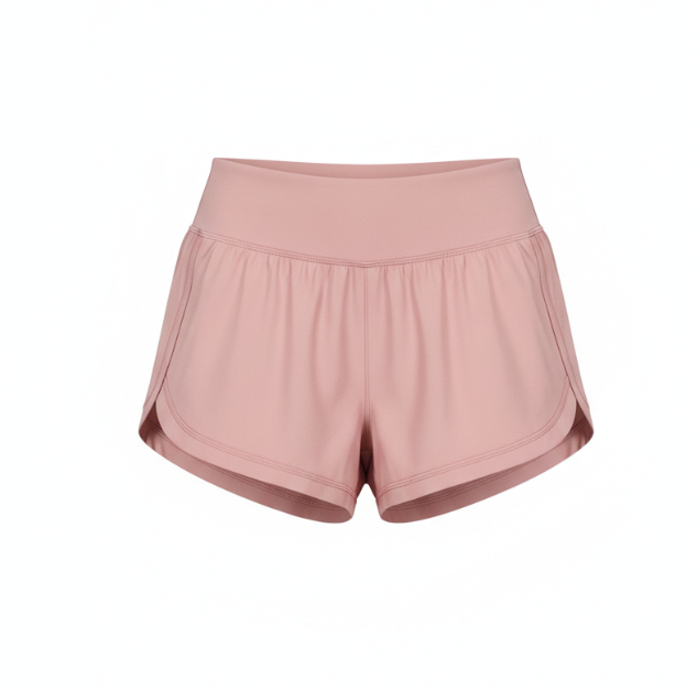 Pink High Waist Runner Short