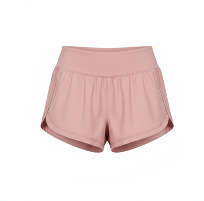 Pink High Waist Runner Short